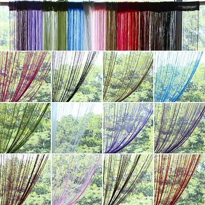 2 Pack Magik Line String Window Curtain Tassel Door Fringe Panel Room Divider  • $11.89