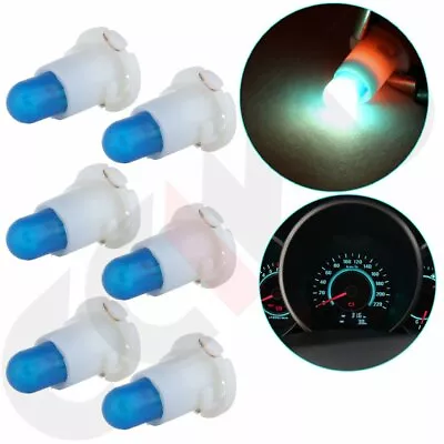 6X T4.7/T5 Neo Wedge Halogen Bulb For Dodge HVAC Climate Control Light Ice Blue • $7.91