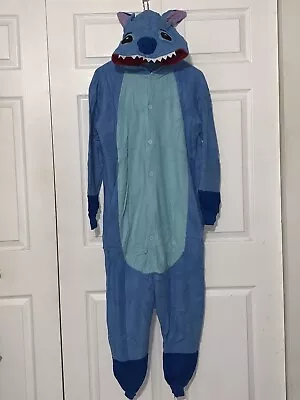 Lilo & Stitch Sleepsuit BodySuit One Piece Adult Costume Pajamas Sz Small • £24.12