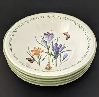 Set 4 Studio Nova Mikasa Y2372 Garden Bloom Floral Cereal Soup Pasta Bowl 8” NEW • $24.99