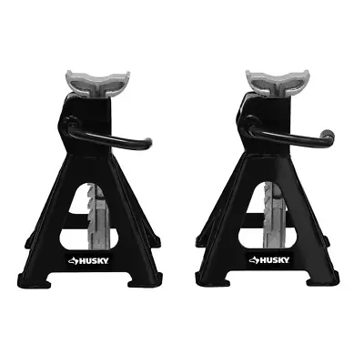 Husky Jack Stand 2-Ton Anti-Sink Feet Secure Lever For Adjustable Height Steel • $33.16