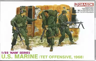 Dragon 'NAM Series US Marines (TET OFFENSIVE 1968) Figures  1/35 3305 103  ST • $15.99