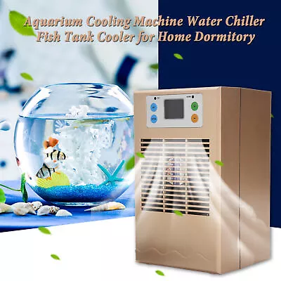 Aquarium Cooling Machine Water Chiller Fish Tank Cooler For Home Dormitory 7 Hee • $186