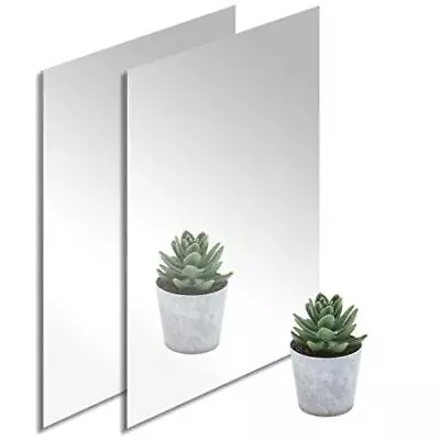 2-Pack 12  X 24 Silver Mirrored Acrylic Sheet 5/64  Thick Sticker Mirrors For... • $38.36