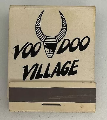 VINTAGE MATCHBOOK - Voo Doo Village - Kansas City Mo. - Tiki • $10.75