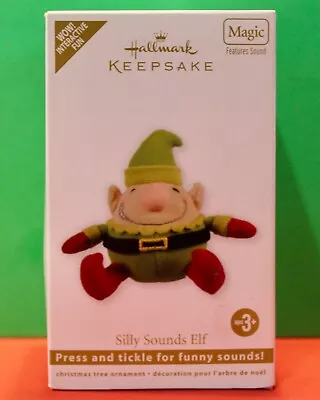 Hallmark 2011 Silly Sounds Elf Keepsake Christmas Ornament NIB Magic Sound • $9.54