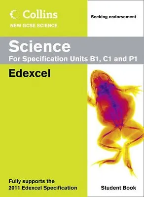 Collins New GCSE Science - Science Student Book: Edexcel By Gurinder Chadha • £4.05