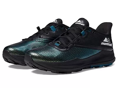 Columbia Montrail Trinity FKT Black Iridescent Sz 10.5 Trail Running Shoe Hiking • $69.99