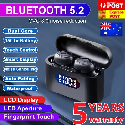 $19.72 • Buy Bluetooth 5.3 Earbuds Wireless Bluetooth Earphones TWS True Stereo Headphones AU