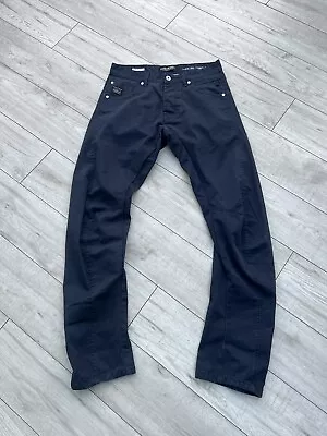 Mens Jack & Jones Dale Twist Navy Jeans W 32 L 34 • £8.50