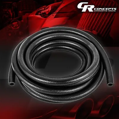 Black NBR Rubber 5 Feet 8AN 1/2  ID Diesel Gasline Oil Grease Fuel Line Hose • $19.56