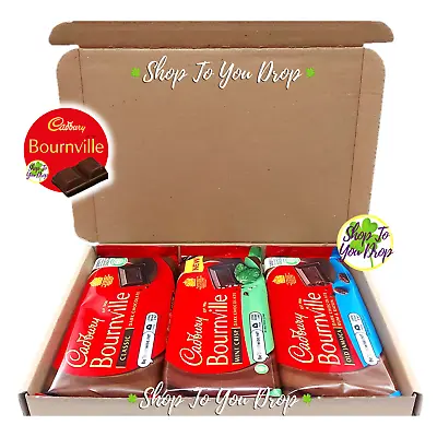 3 X BOURNVILLE MINT CRISP OLD JAMAICA DARK CHOCOLATE BAR 100g GIFT BOX 🍫 • £10.95