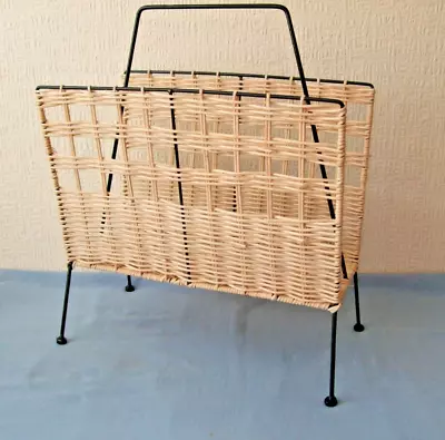 Wicker & Wire Magazine Rack • £10