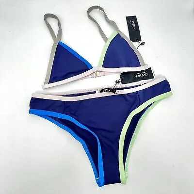 New Tavik Blue Color Block Bikini - Size XS/S • $30