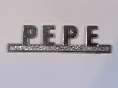 Vintage Pepe Cadillac White Plains New York Metal Dealer Badge Emblem Tag Trunk • $39