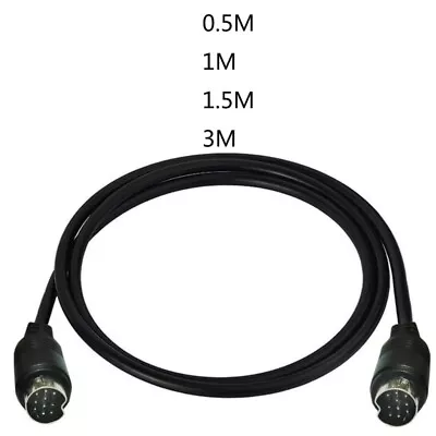 3/1.5/1/0.5m S-video Cable Mini Din 10Pin Male To Male Extension Male Cable Lead • $21.03