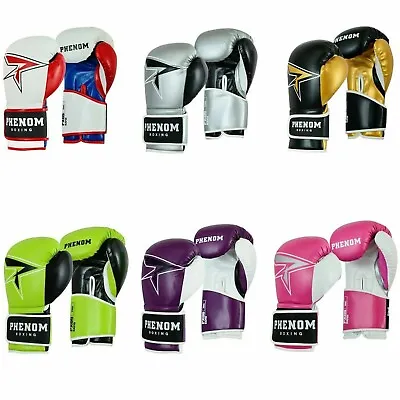 Phenom Boxing Sparring Gloves MMA Punch Bag Mitt UFC Fight Training 8oz-16oz • $19.57