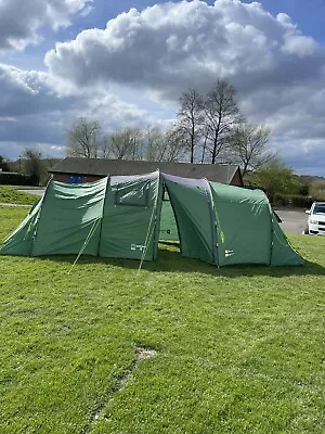 8 Person 8 Berth Tent Eskdale 8 With All Poles And Bedroom Pods • £50