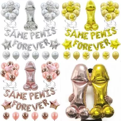 Same Penis Forever Balloon Peniss Shape Balloon Bachelorette Party Decorations • $15.24