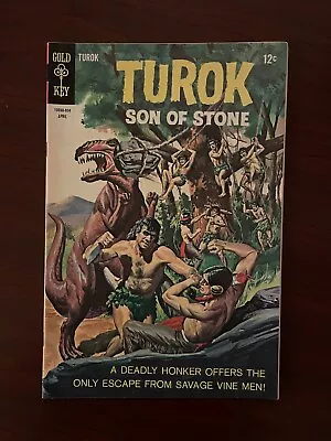 Turok Son Of Stone #61 (Gold Key 1968) Silver Age Dinosaur Adventure 7.0 F/VF • £17.81