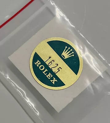 £65 • Buy Rolex Case Back Sticker 1625 Turnograph Thunderbird