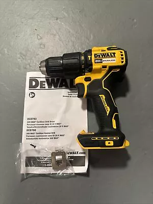 DEWALT DCD798B 20Volt MAX XR Brushless 1/2  Hammer Drill / Drill Driver New • $88