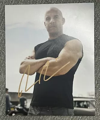 Vin Diesel Signed 8x10 Photo Fast & The Furious PSA/DNA Pre Certified  • $40