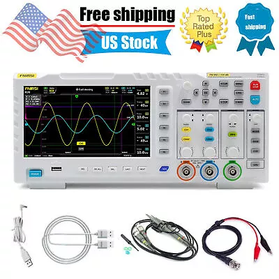 FNIRSI 1014D 2-Channel Input Signal Generator Desktop Oscilloscope 100MHz U3Y8 • $158.99