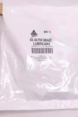 (25-Pk) AGS Sil-Glyde Brake Lube 14 Oz Packets BK-1 • $5.18