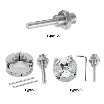 Z011 Metal 3 Jaws Manual Lathe Chuck Clamp Self-Centering Mini Drill Chuck NEW • £22.43