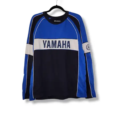 Yamaha Long Sleeve Shirt Colorblock Snowmobile Vintage Style Y2K  • $35