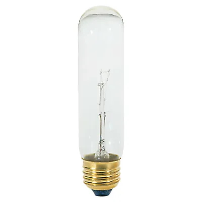 (Pack Of 6) 25-Watt T10 Tubular Clear Incandescent Medium Base (E26) Light Bulb • $15.95