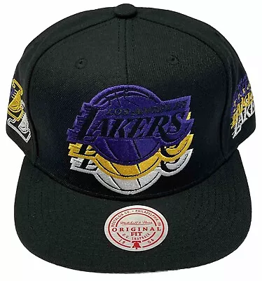 Mitchell & Ness Nba Drop It  Los Angeles Lakers Snapback Cap Hat Gorra • $38.99