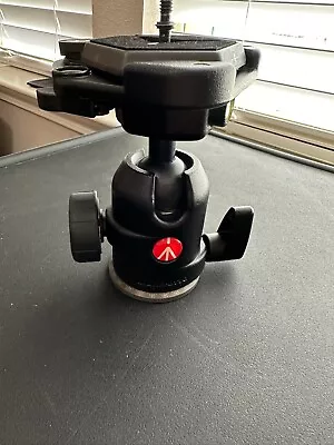 Manfrotto 486RC2 Compact Tripod Ball Head Tripod Head With Plate  • $50