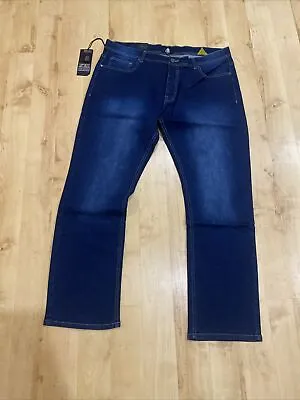 Ze Enzo Jeans Men's  Denim Straight Fit Jeans W40r Blue Ez 359 Msw • £28.99