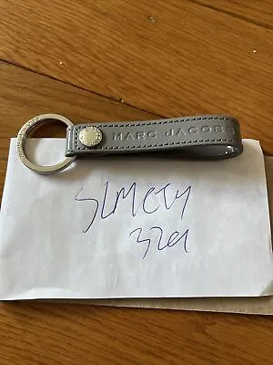 £44.97 • Buy New Marc Jacobs Key Loop Ring Key Chain Grey Gray In Hand Ships Now Rare