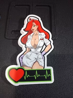 Waifu Jessica Rabbit Sexy Nurse 4 Inch Vinyl Sticker Who Framed Roger Rabbit • $3