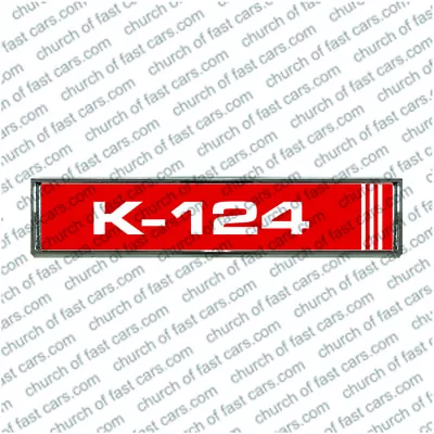 Chrome Badge #7062 To Suit K-124 Kenworth Truck Dash Or Interior  • $37