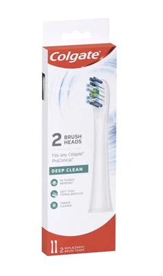 $12.90 • Buy Colgate Omron Pro Clinical Deep Clean Brush Heads Refill - 2 Brush Heads