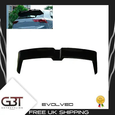 For Volkswagen Golf MK8 Gloss Black Spoiler Oettinger Style Rear Boot Wing UK • £59.99