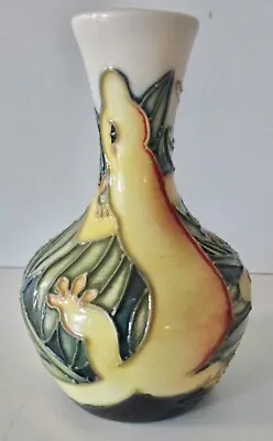 £135 • Buy Moorcroft  ~ 4  Trial Vase ~ Raratonga Lizard  Vase (1999) 