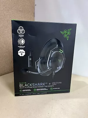 Razer BlackShark V2 Wired Gaming Black Headset - RZ04-03230100 • $69.99