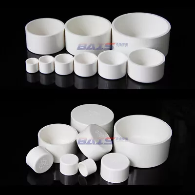 PVC Cap Water Supply Pipe End Caps For Aquarium Pond ID 20-200mm 5 Colors • £75.11