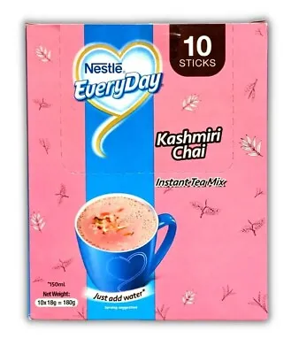 Nestle Everyday Instant Tea Mix Pink Tea (Kashmiri Chai) - 10 Sticks Box • $12.99