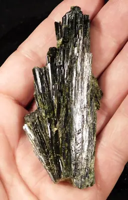 Very Rare! Deep GREEN Epidote Crystal SPRAY Cluster Peru 62.8gr • $19.99