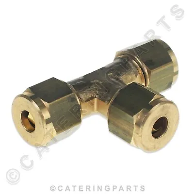 £12.95 • Buy T-PIECE COMPRESSION FITTING CONNECTOR 6mm TEE GAS COPPER PIPE TUBE COUPLING