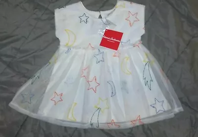 Hanna Andersson Baby 12m -18 Months NEW Dress Stars Moon Red White Blue Yellow  • $17.99