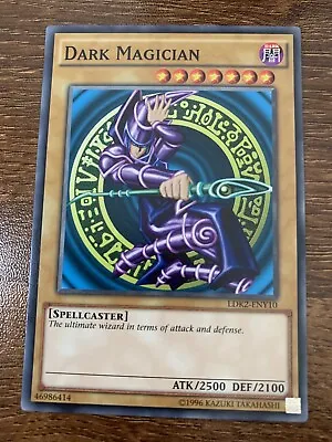 LDK2-ENY10 Dark Magician Common UNL Edition NM YuGiOh Card • £2.15