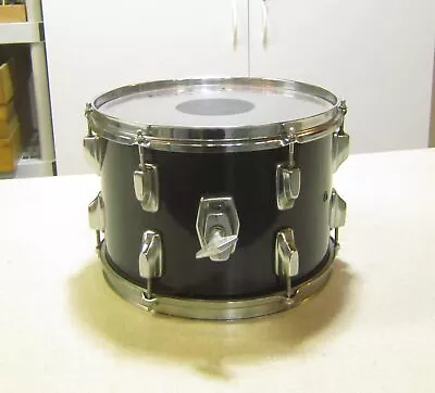 BLACK TOM DRUM  12 X 8  W/INTERNAL MUFFLER • $39.95