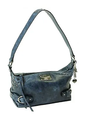 Harley-Davidson® Women's Shoulder Purse Midnight Blue Leather MB4635L-BLUBLK • $155